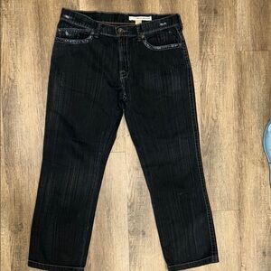 Dkny Black Straight Jeans Classic Style